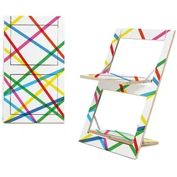 Ambivalenz Fläpps Klappstuhl Bunte Linien