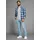 H.I.S. Henleyshirt H.I.S, Herren, Gr. 4XL (68/70), grau (grau meliert, schwarz), Jersey, Obermaterial: 100% Baumwolle. Obermaterial Melange: 90% Baumwolle, 10% Viskose, unifarben, Basic, slim fit, Serafino, Bündchen, Shirts, mit Knopfleiste