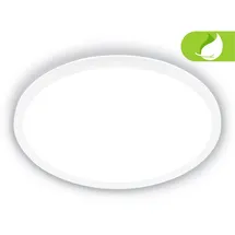 Briloner LED-Deckenleuchte Tava A, Ø 42 cm, Kunststoff, weiß
