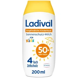Ladival Empfindliche Kinderhaut Sonnenschutz-Milch LSF 50+ 200 ml Milch
