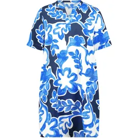 Betty & Co Hemdblusenkleid Blusenkleider Blau/Weiß 36
