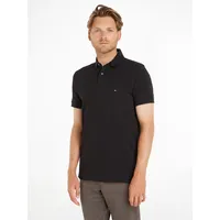 Tommy Hilfiger Herren Poloshirt Regular Fit Schwarz L