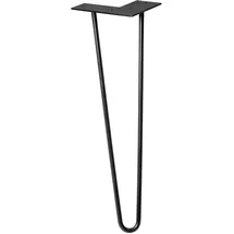 Wagner Möbelbein Hairpin Leg 12824001 12 x 12 x 40 cm