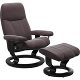 Stressless Relaxsessel STRESSLESS Consul Sessel Gr. Material Bezug, Material Gestell, Ausführung / Funktion, Maße, rot (bordeau) Lesesessel und Relaxsessel