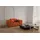 Fun Möbel Sessel Chantal Stoff Opera Velvet 70 x 80 x 80 cm Orange mit Zierkissen