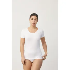 Ysabel Mora Kurzarmshirt YSABEL MORA, Damen, Gr. S, weiß, Single Jersey, Obermaterial: 95% Baumwolle, 5% Elasthan, figurbetont hüftbedeckend, Rundhals, Shirts, mit Rundhals, elastisch, Baumwollmix, weich, Basic