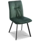 2er-Set BOOOM Stuhl Lee Stoff Grün Dunkelgrün