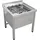 KWC AR Standausguss, SIRIUS, Edelstahl, 650x650x598 mm, Klapprost, geschraubt