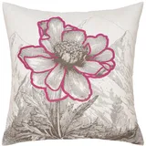PAD WILD FLOWER 45 x 45 cm Grau/Pink