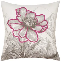 PAD WILD FLOWER 45 x 45 cm Grau/Pink
