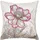 PAD WILD FLOWER 45 x 45 cm Grau/Pink