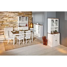 VCM ebuy24 Esstisch weiss, Braun