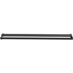 vidaXL Duschablage für Begehbare Dusche Schwarz 100 cm Aluminium