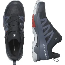 Salomon X Ultra 4 Gore-Tex Herren carbon/bering sea/pearl blue 46 2/3