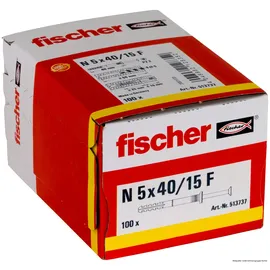 Fischer Nageldübel N 5 x 40/15 F 100 Stück