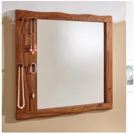KADIMA DESIGN Wandspiegel 80 x 80 cm Braun