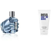 Diesel Only the Brave Parfüm für Herren | Eau de Toilette Spray | Langanhaltend | Sportlich-markanter Männer Duft | 200ML + Shower Gel für Herren | Männer Duschgel | Frischekick | 150ML