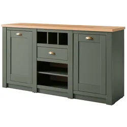 Sideboard Cambridge - Grün Wotan Eiche