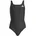 V-back Swimsuit Kids Schwarz 104