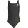 V-back Swimsuit Kids Schwarz 104