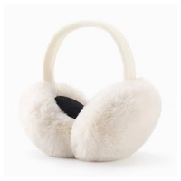 jalleria Ohrenwärmer Winter Outdoor Earmuffs, Foldable, Washable, Warm Cold Protection weiß