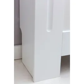 KADIMA DESIGN Moderne Heizkörperabdeckung mit Lamellenmuster Heizungsverkleidung 152x19x83 cm