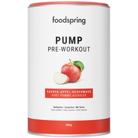 foodspring Pump Pre-Workout 390 g Dose, Saurer Apfel)