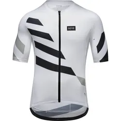 GORE WEAR Herren Shirt Spirit Signal Chaos Trikot, white / black, XL