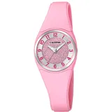 Calypso K5752/2 34 mm Kunststoffgehäuse rosa Silikonarmband rosa