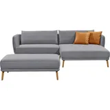 Schöner Wohnen Hocker Pearl 125 x 45 x 70 cm Grau