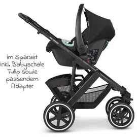 ABC-Design ABC Design 3in1 Kinderwagen-Set Salsa 4 Air - inkl. Babywanne OneSize - Schwarz