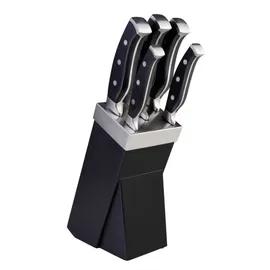 JUSTINUS Messerblock 6-tlg. Schwarz