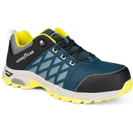 Goodyear S1P Sicherheitsschuhe Petrol/Gelb 40