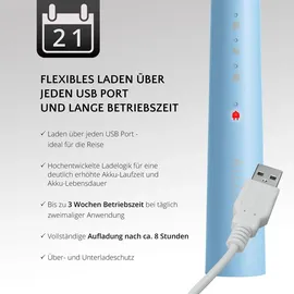 AILORIA Pro Smile Schallzahnbürste USB laguna