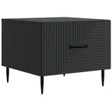 vidaXL Couchtisch mit Schubladen Schwarz Holz 49 x 50 x 40 cm