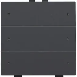 Niko Züblin 122-52006 6 fach Taster mit LED für Niko Home Control anthracite 12252006
