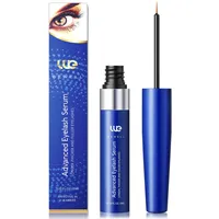Wimpernserum ohne Hormone Lash Serum: Natürliche Formel - vegan - sorgt für lange dichte Wimpern und fördert das natürliche (Dark Blue)