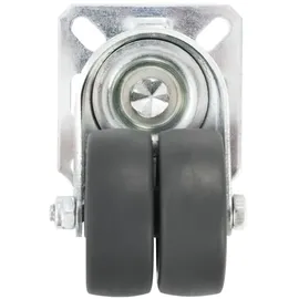 vidaXL 32 Stk. Lenkrollen mit Zwillingsrad 50 mm