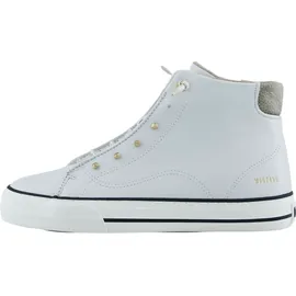 Mustang Damen High-Top Sneaker Beige/Weiß 39