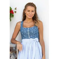 Hammerschmid Dirndl Midi Dirndl 3tlg. - KLOSTERSEE - blau blau 52