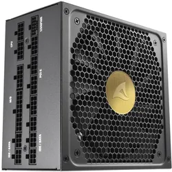 0 Sharkoon Netzteil REBEL P30 Gold WH 1000W ATX3.0 PCIe Gen5 12VHPWR 135mm Zero RPM Mode 80 PLUS Gold