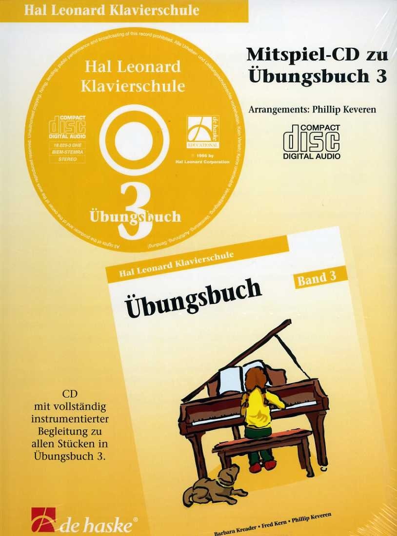 Klavierschule Band 3 - Übungsbuch : CD