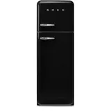 Smeg FAB30RBL6 Retro-Kühl-Gefrierkombination (294 l, 1720 mm hoch, Schwarz)