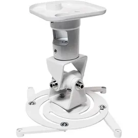 Logilink BP0003 Beamer-Deckenhalterung Neigbar, Drehbar Boden-/Deckenabstand (max.): 22 cm Weiß
