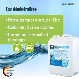 Höfer Chemie Destilliertes Wasser 10 l
