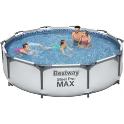 Bestway - Steel Pro MAX - Schwimmbecken - 305x76 cm - Rund farblos|BLAU|BLAU No Size