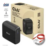 Club 3D Reise Ladegerät PPS 100W GAN, USB-IF TID-zertifiziert USB Typ-C PD 3.0