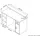 byLIVING Schreibtisch Diego old wood optik/anthrazit