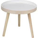 ARTI CASA Beistelltisch Rund Ø40 cm Wohnzimmertisch Holz - Couchtisch Klein, 40x36cm