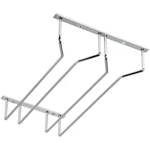 SOTech Gläserhalter für 2 Glasreihen 23,5 x 35,5 x 7 cm Chrom Poliert